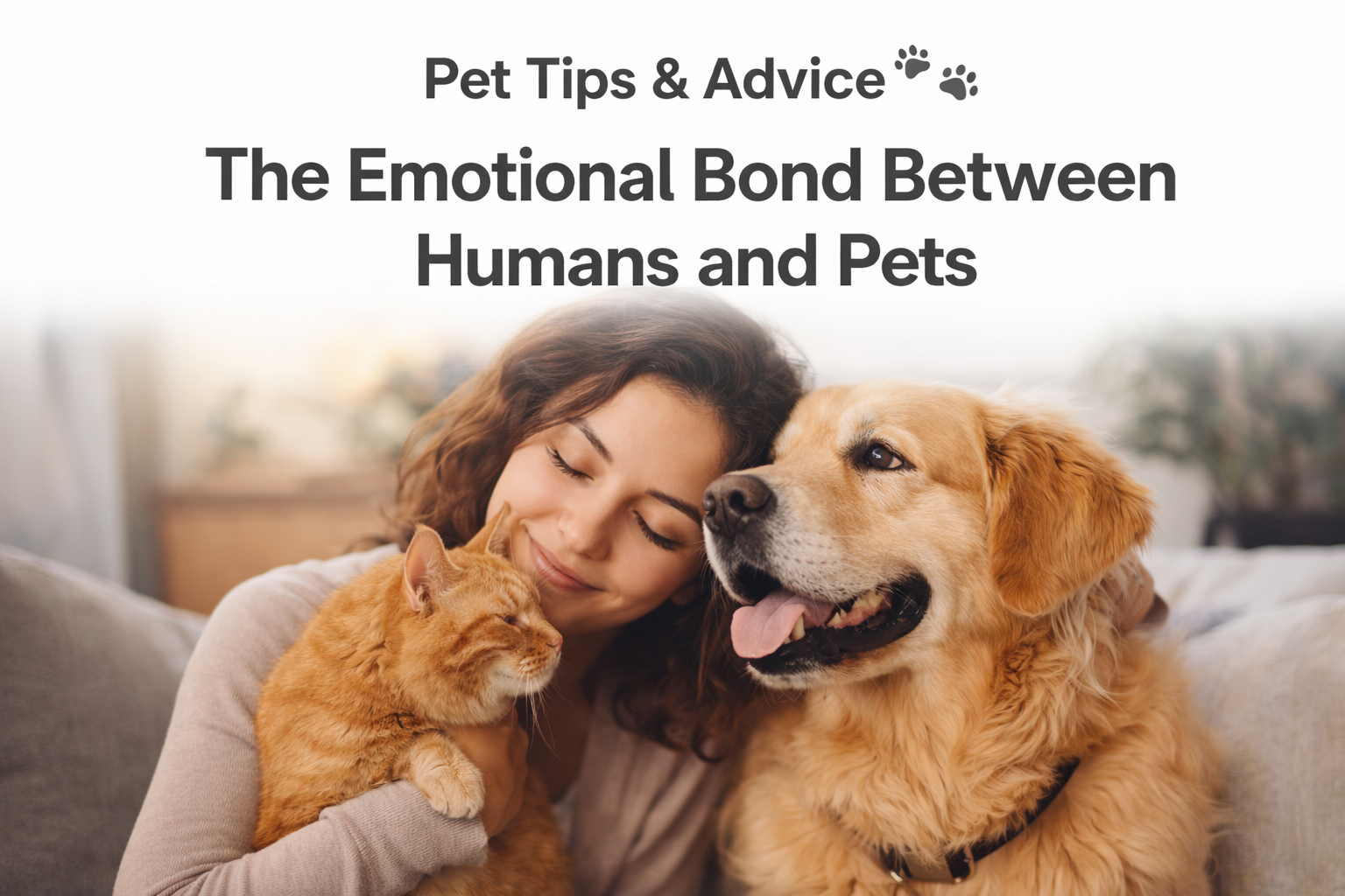 The Emotional Bond Between Humans and Pets
