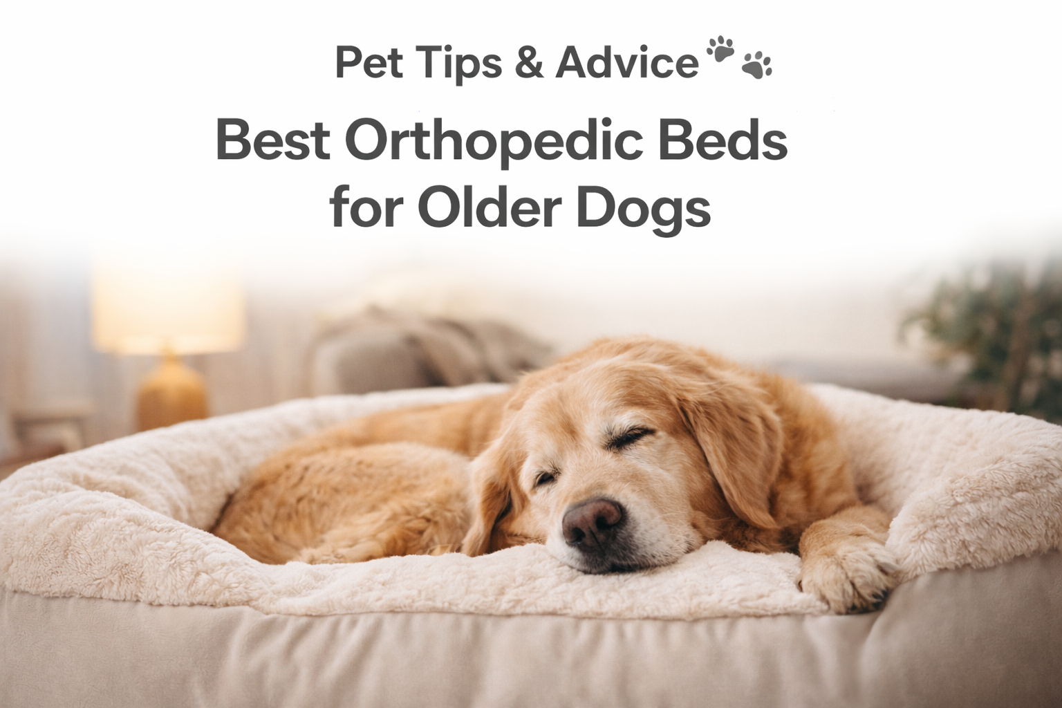 Best Orthopedic Beds for Older Dogs