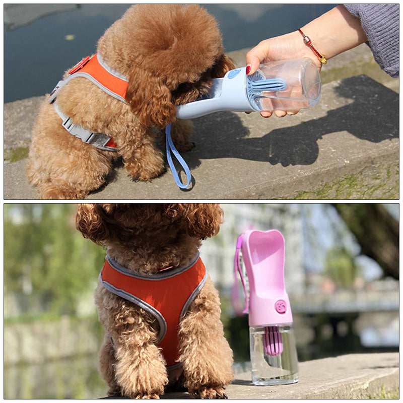 Portable Pet Water Bottle for Happy Dogs & Cats
