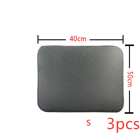 Easy Clean Double Layer Litter Mat for Cats