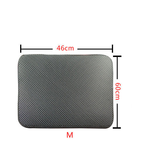 Easy Clean Double Layer Litter Mat for Cats