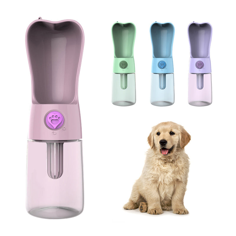 Portable Pet Water Bottle for Happy Dogs & Cats