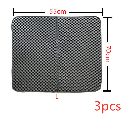Easy Clean Double Layer Litter Mat for Cats