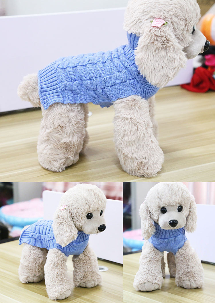 Cozy Cashmere Dog Sweater for Warm Winter Walks