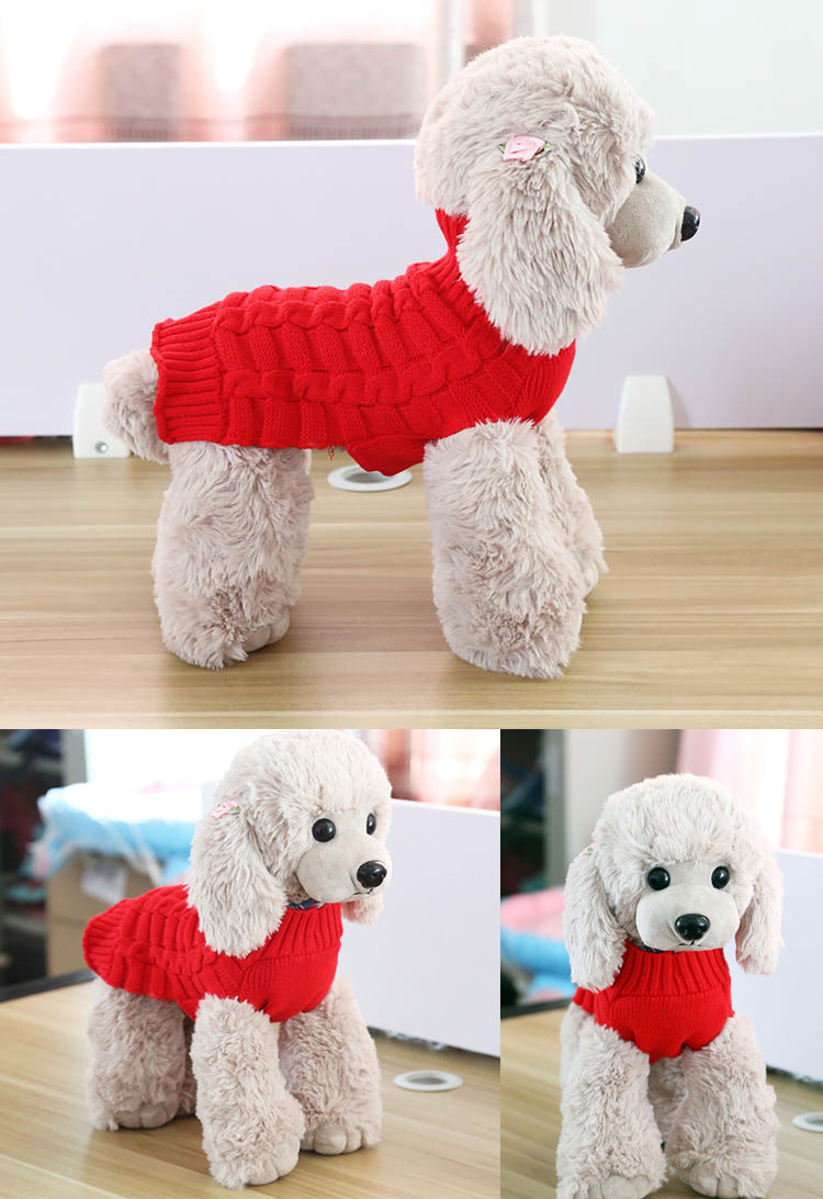 Cozy Cashmere Dog Sweater for Warm Winter Walks