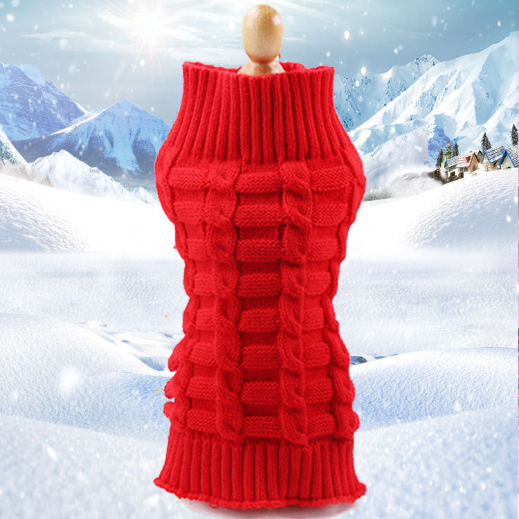 Cozy Cashmere Dog Sweater for Warm Winter Walks
