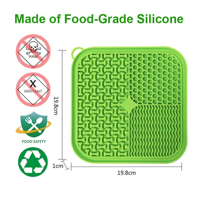 Fun & Soothing Lick Mat for Dogs Who Need Calm