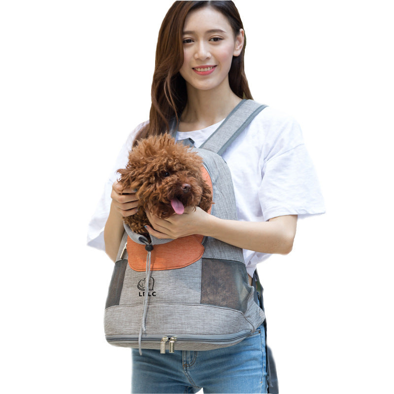 Breathable Travel Backpack for Small Pet Comfort