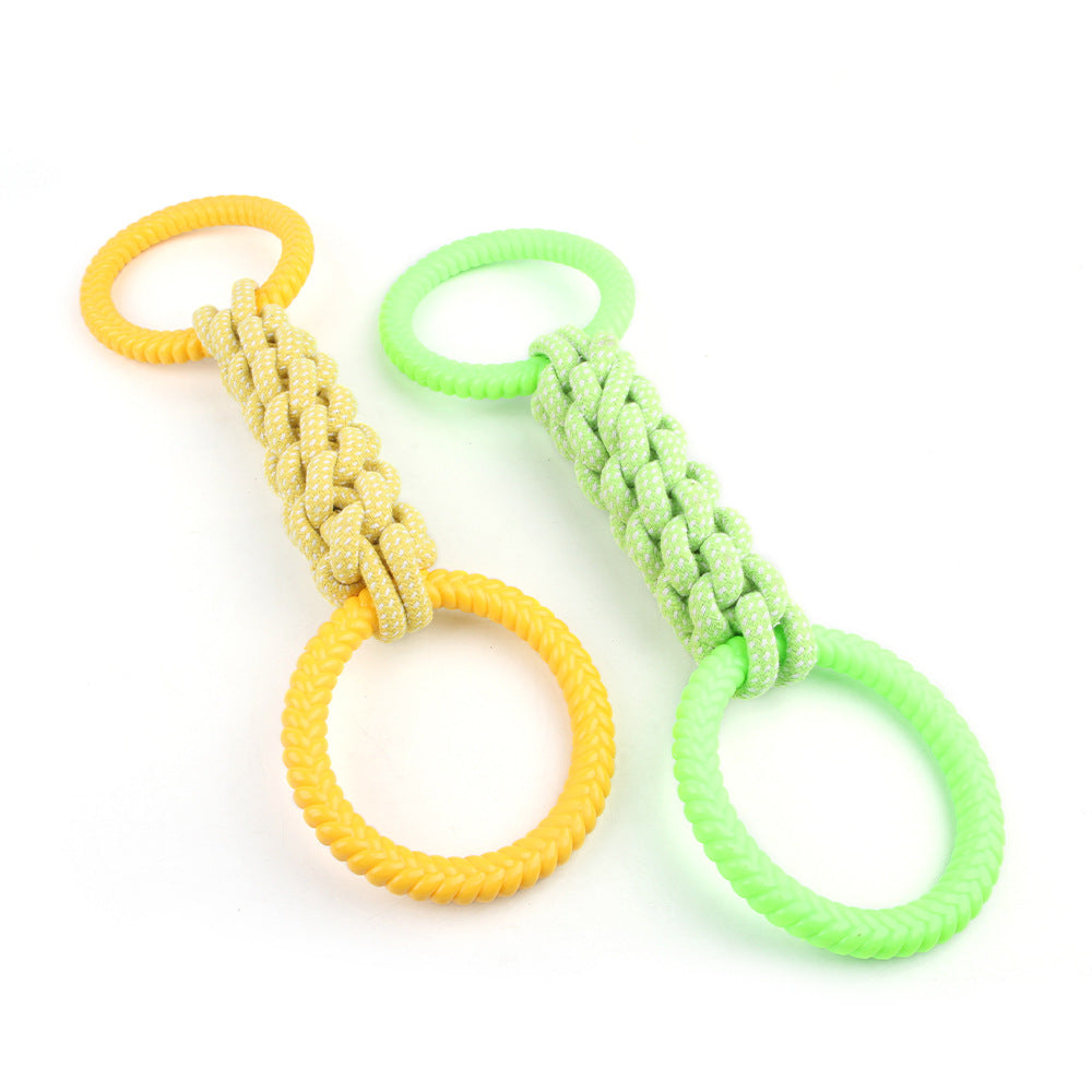 Tough Cotton Rope Dog Toy for Interactive Tug Play