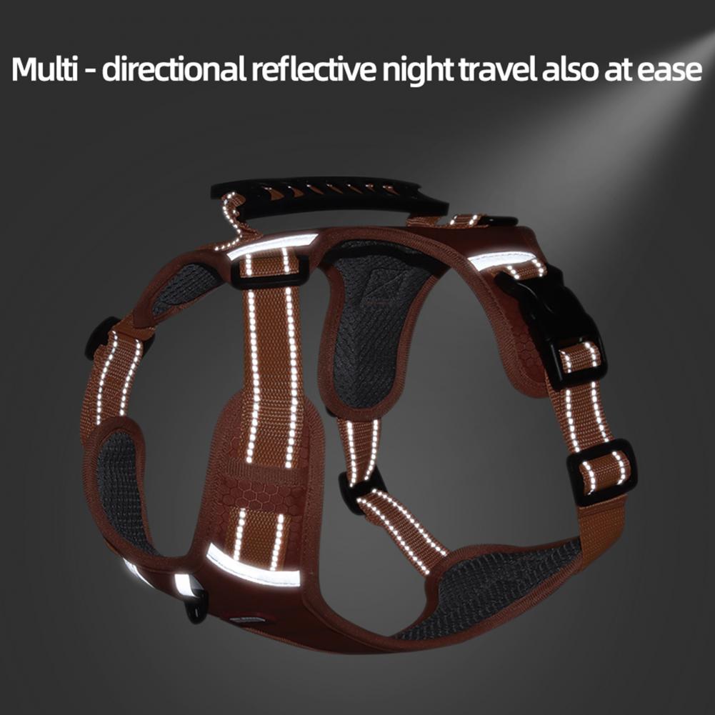 Breathable Reflective Dog Harness for Outdoor Adventures