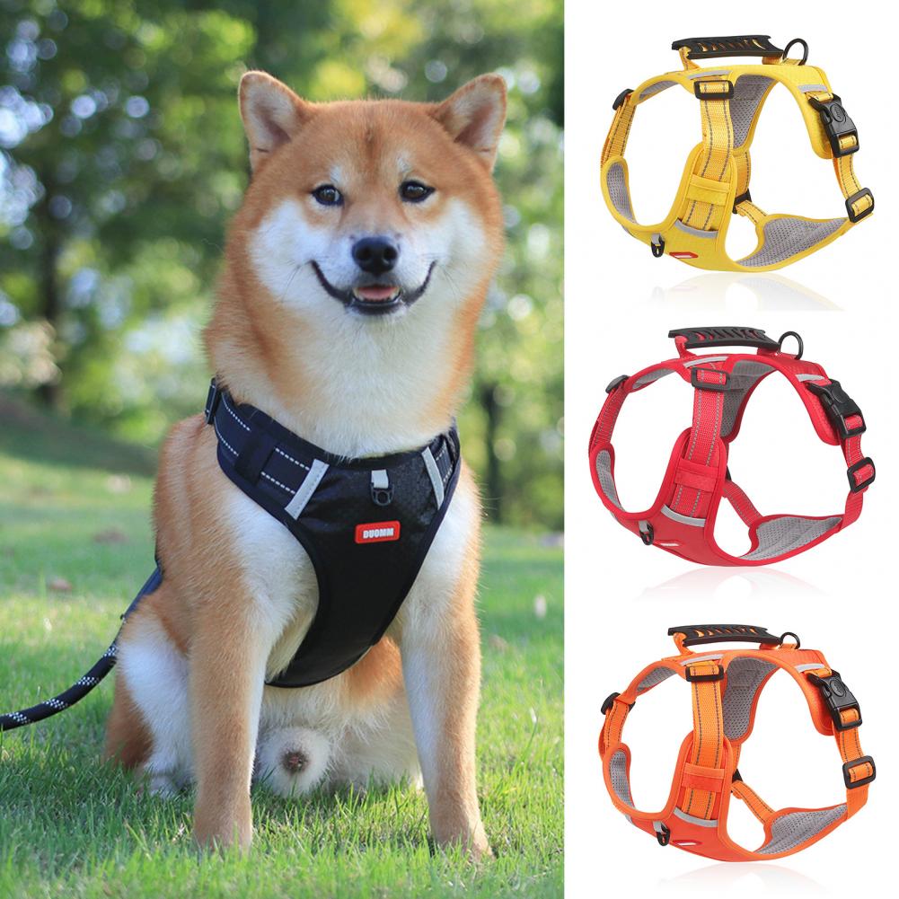 Breathable Reflective Dog Harness for Outdoor Adventures
