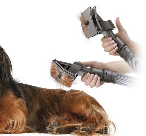 Pet Grooming Vacuum Brush for Easy Fur Removal