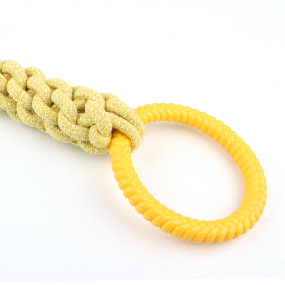 Tough Cotton Rope Dog Toy for Interactive Tug Play
