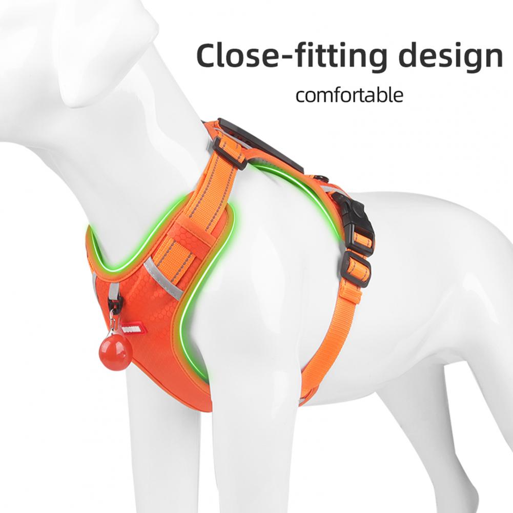 Breathable Reflective Dog Harness for Outdoor Adventures