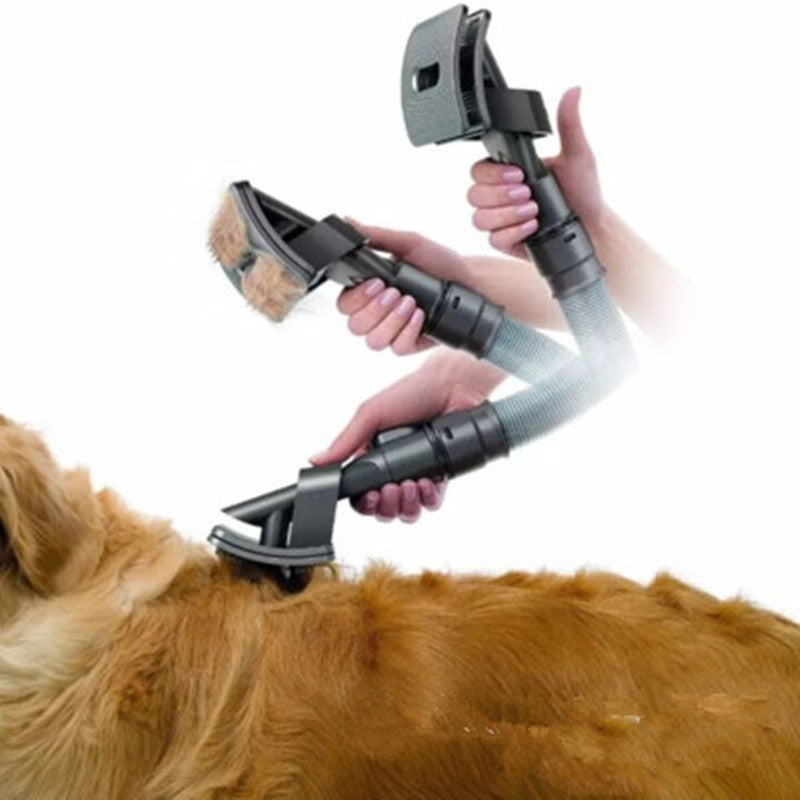 Pet Grooming Vacuum Brush for Easy Fur Removal