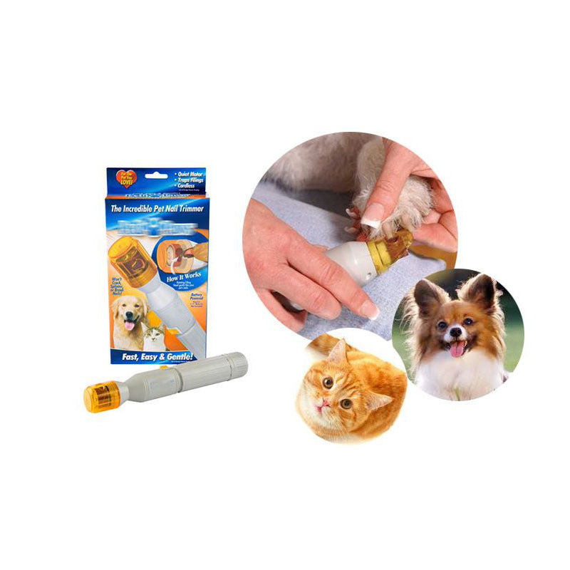 Stress-Free Nail Trimming with Electric Pet Grinder