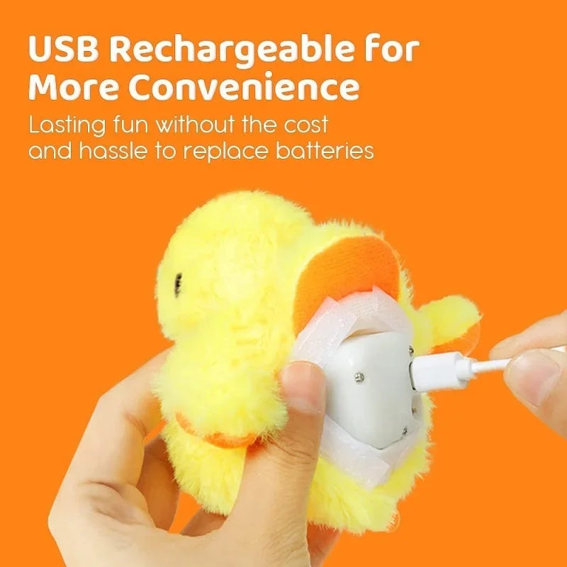 Flapping Duck Interactive Cat Toy with Catnip Fun