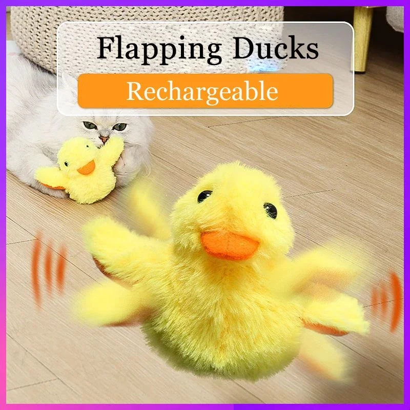 Flapping Duck Interactive Cat Toy with Catnip Fun