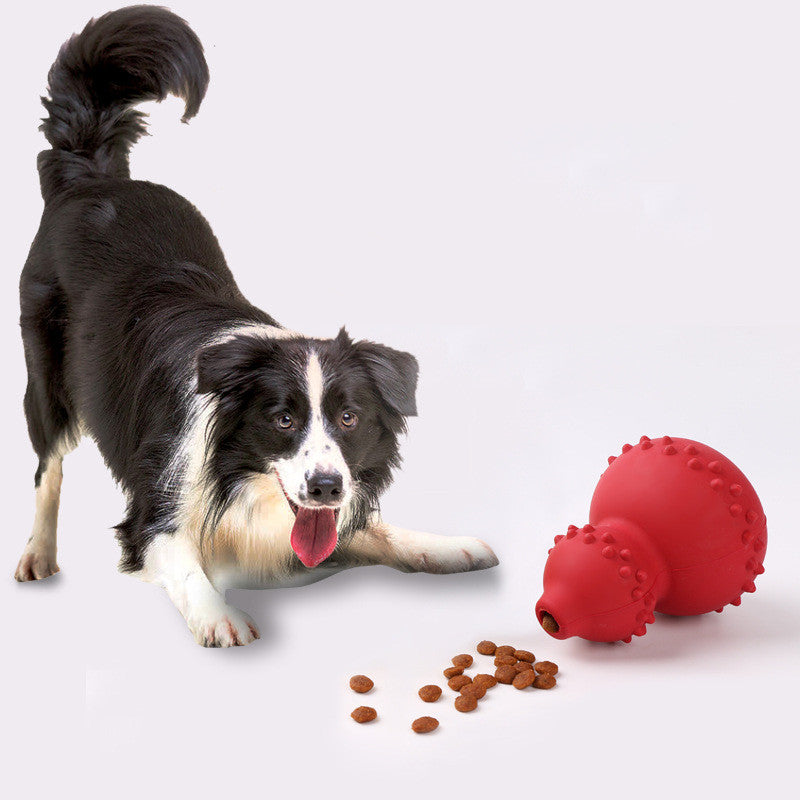 Natural Rubber Dog Toy for Healthy Teeth Grinding