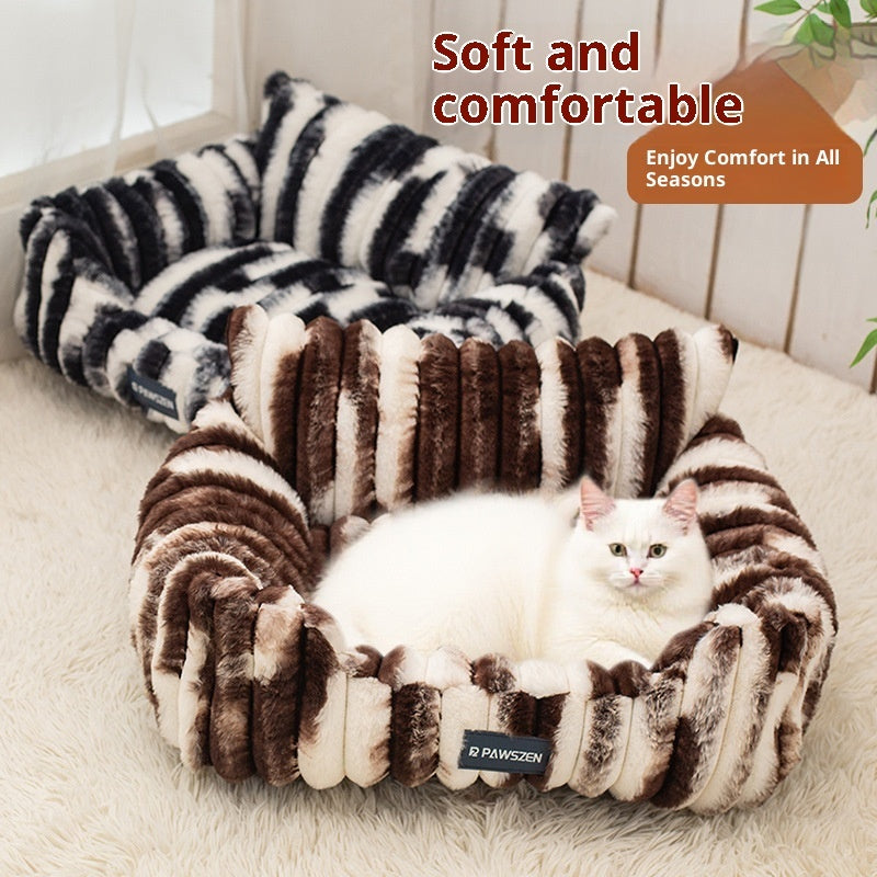 Luxury Plush Sofa Bed for Happy Large Pets