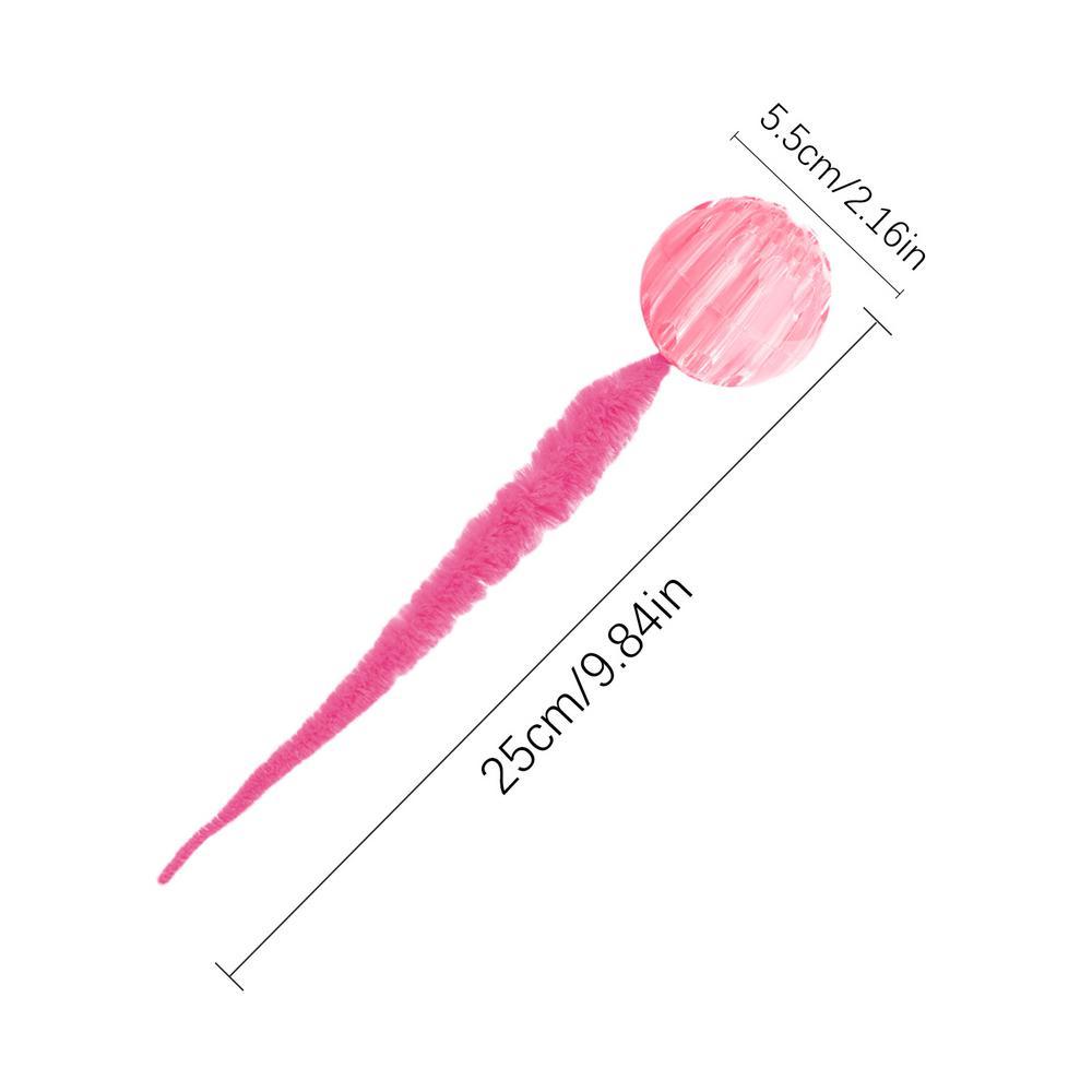 Bouncy Worm Cat Toy for Active Indoor Kittens