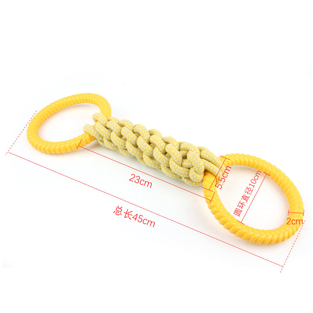 Tough Cotton Rope Dog Toy for Interactive Tug Play