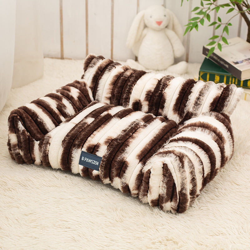 Luxury Plush Sofa Bed for Happy Large Pets