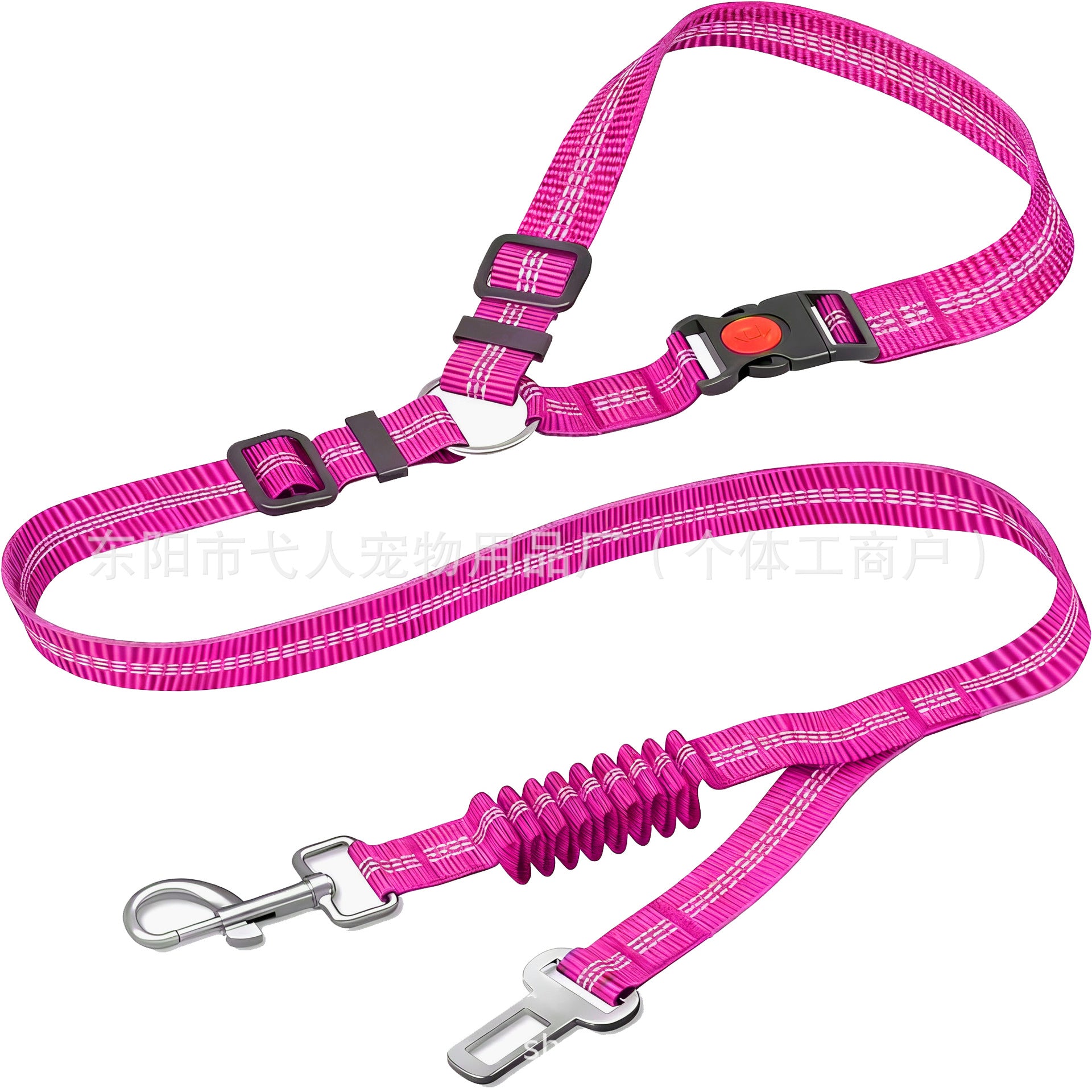 Retractable Dog Leash With Anti-pull Car Seatbelt