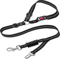 Retractable Dog Leash With Anti-pull Car Seatbelt