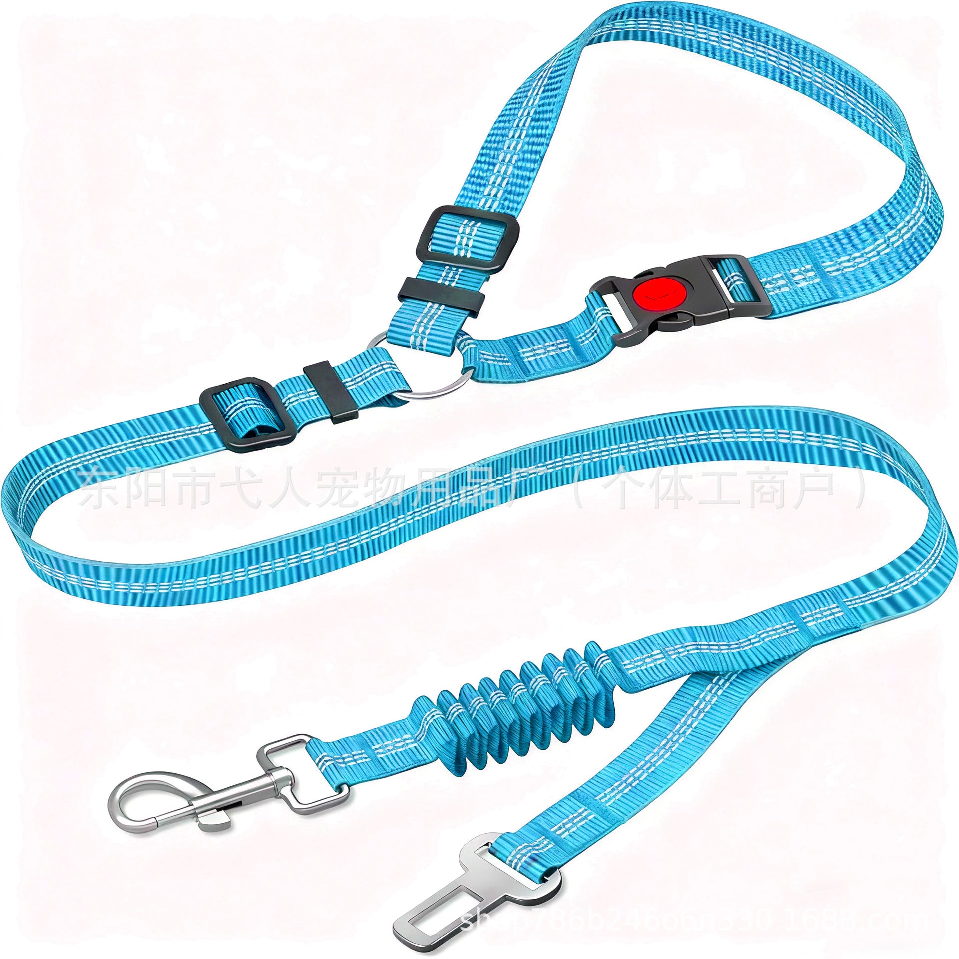 Retractable Dog Leash With Anti-pull Car Seatbelt