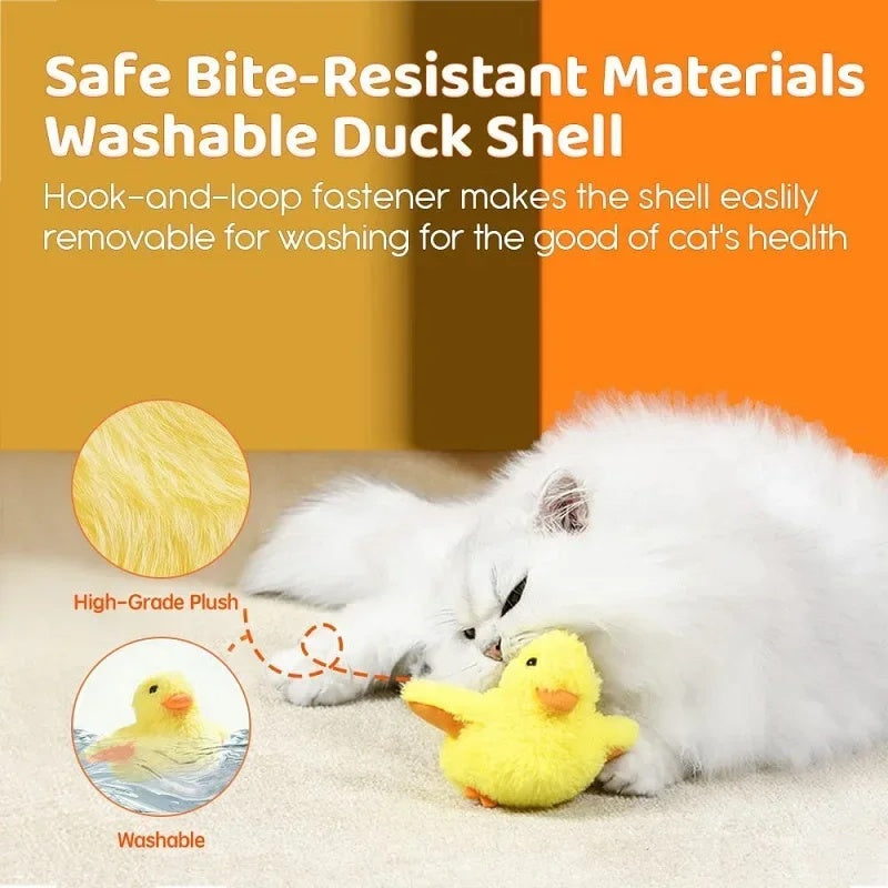 Flapping Duck Interactive Cat Toy with Catnip Fun